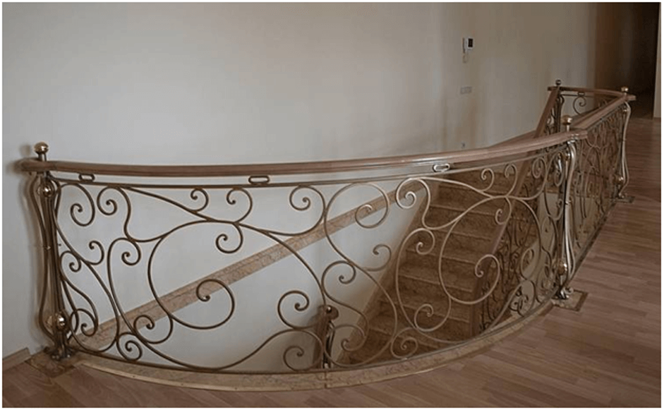 Как выбрать красивое ограждение для лестницы в частном доме