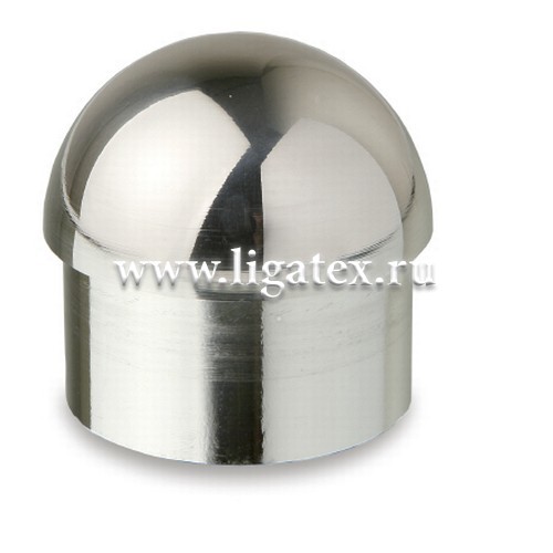 Заглушка в трубу сферическая литая полированная, для 50,8 мм поручня